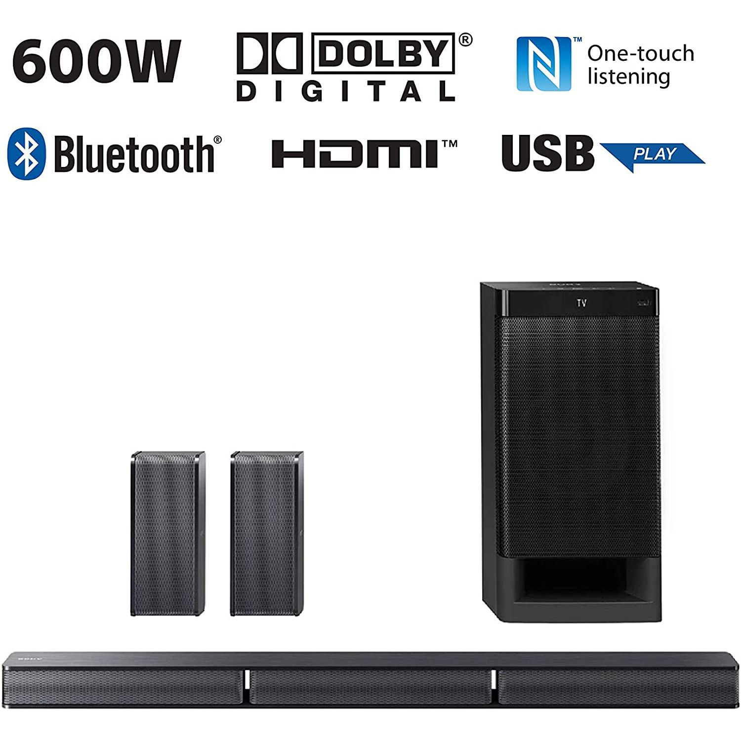 Sony 5.1 Channel Home Theater System, HTRT3, 600W